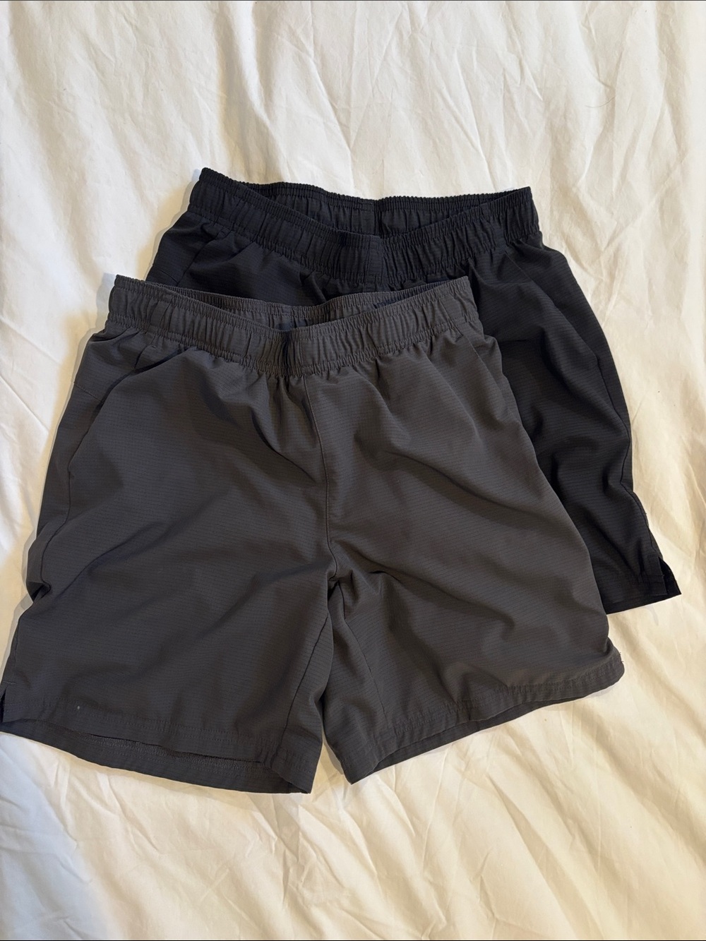 all in motion Boy’s Athletic Shorts - Black and Charcoal Gray